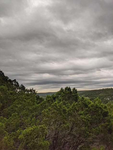 Foto nubes de tormenta en texas