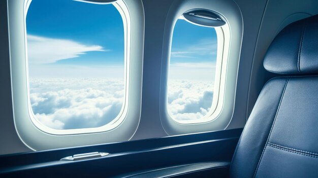 Las nubes desde la ventana de un avión y la serenidad del vuelo