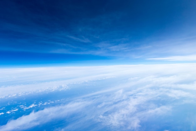 Nubes una vista desde la ventana del avión