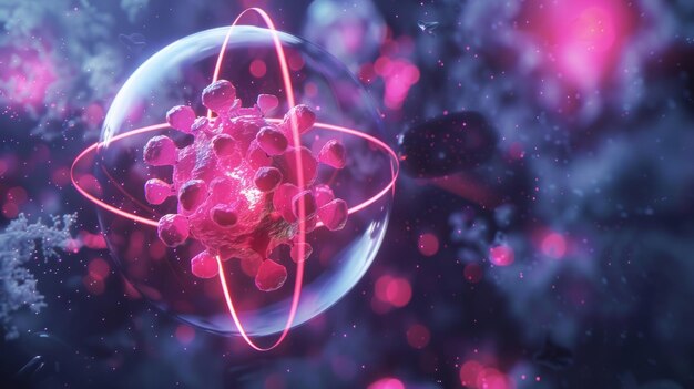 El núcleo de un átomo parece estar evolucionando a medida que un neutrón se convierte en un protón ante nuestros ojos