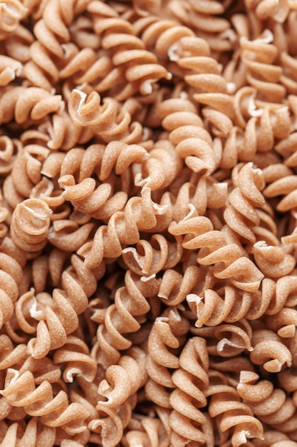 Nudeln aus Kichererbsen Glutenfreie Fusilli-Nudeln