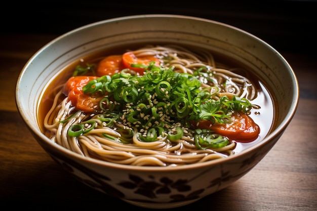 Nudelsuppe für Wintergerichte und Samen