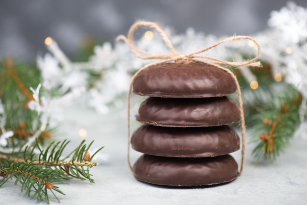 Nürnberger Elisen-Lebkuchen, traditionelle deutsche Weihnachtsbonbons