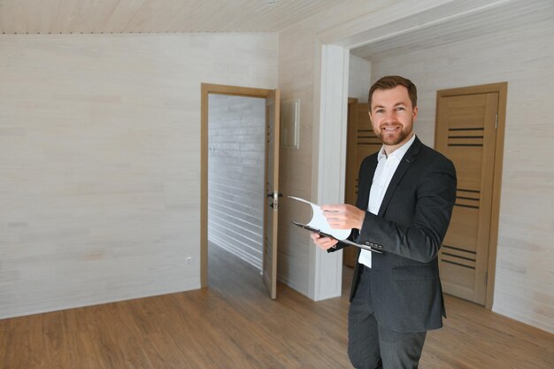 Foto una nueva casa modular para una pequeña oficina