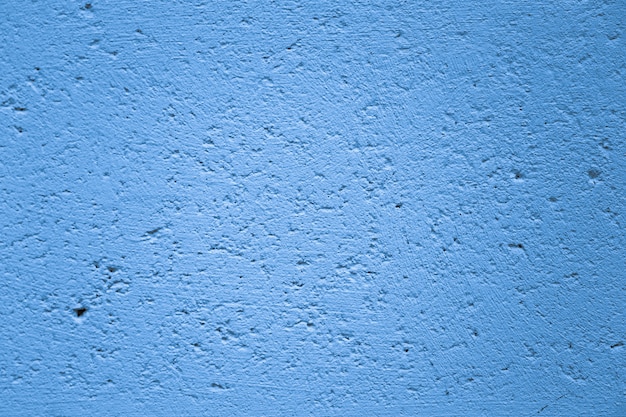 Nueva pared de cemento azul. hermoso estuco de hormigón. cemento pintado. pared de textura de fondo