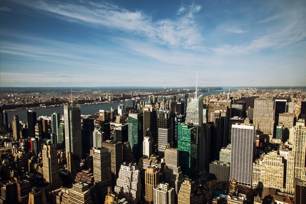 Nueva York Manhattan Midtown aérea