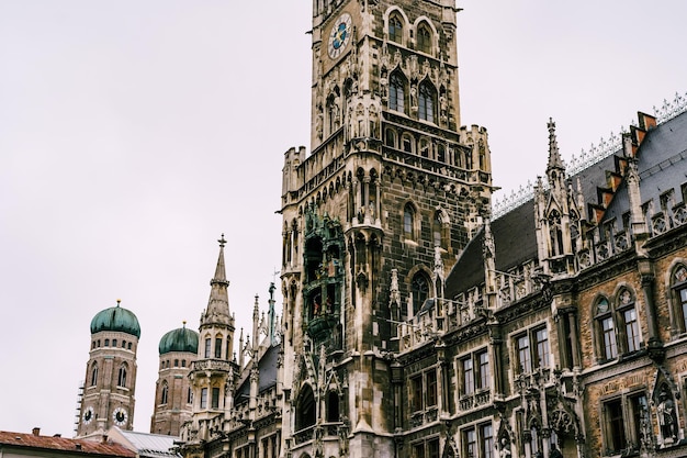 Nuevo ayuntamiento en marienplatz munich