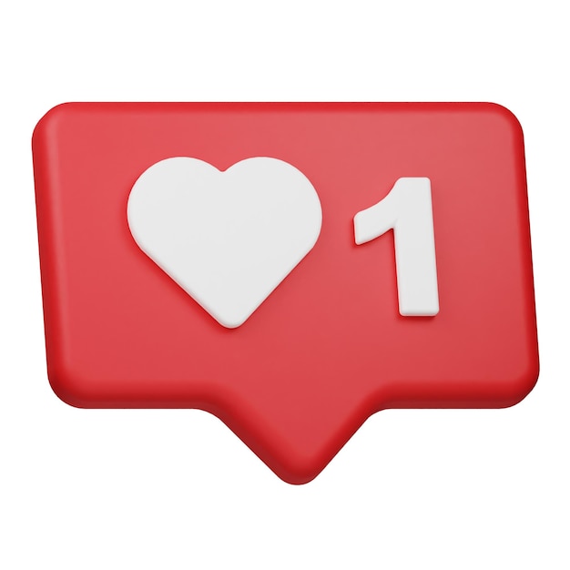 nuevo como la notificación icono 3D aislado en el fondo blanco