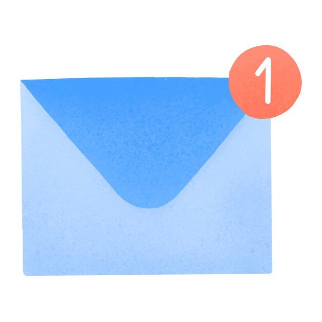 Nuevo icono de correo png fondo transparente