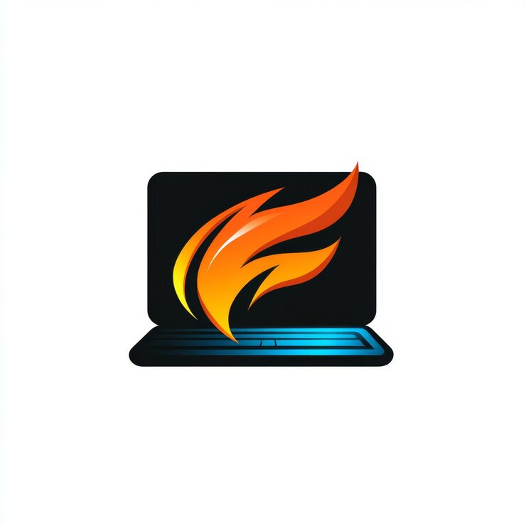 Foto nuevo logotipo para la tienda de computadoras en fondo blanco v 61 id de trabajo c8a7d61a8112483bbd33c1ca037a67af