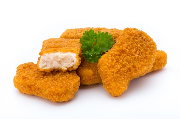 Nugget chiken em branco.