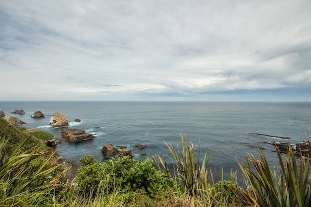Nugget Point en la Isla Sur de Nueva Zelanda