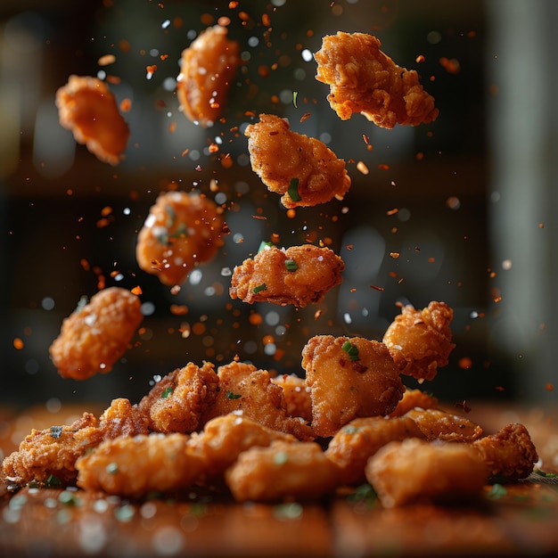 Nugget de pollo volador para uso comercial