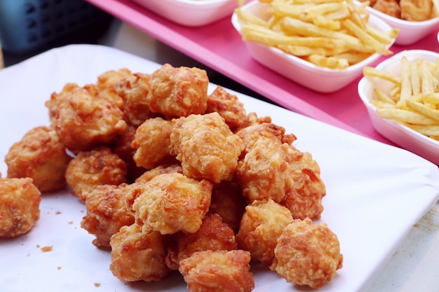 Nuggets beim Straßenessen