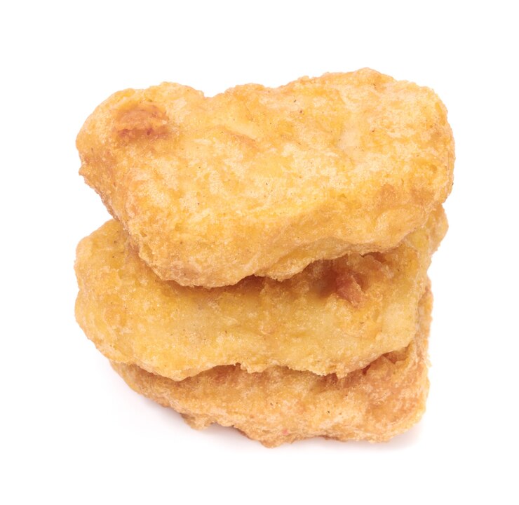 Foto nuggets de frango em estúdio