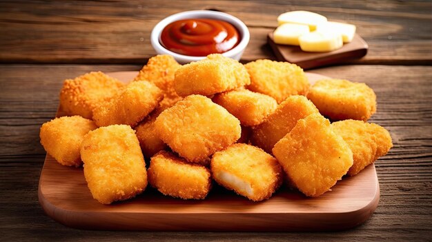 Nuggets de frango IA generativa