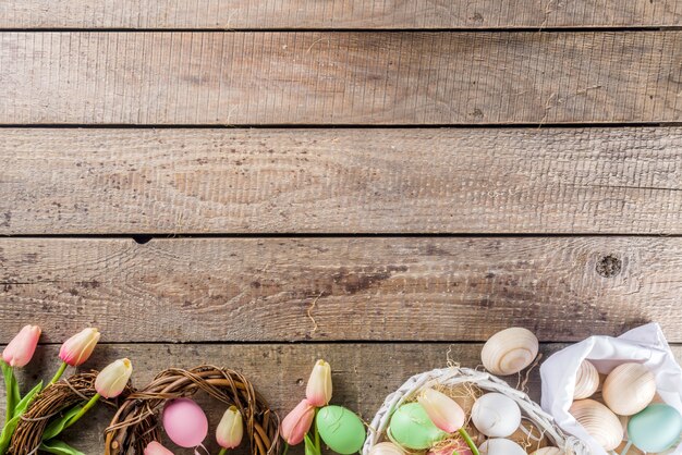 Null Abfall Ostern Konzept