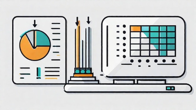 Foto numerische trends und analysen