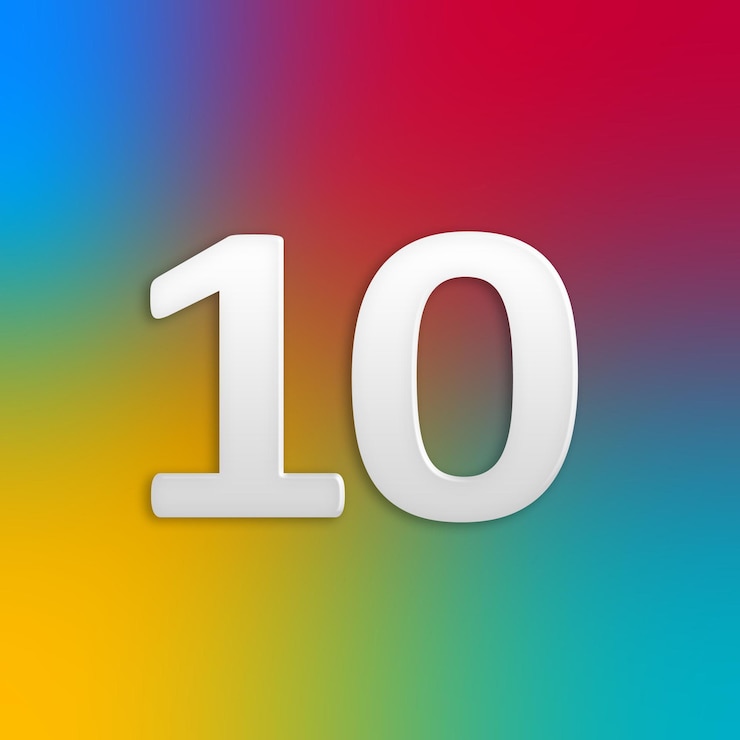 Foto número 10 con color de fondo malla de gradiente colores vibrantes