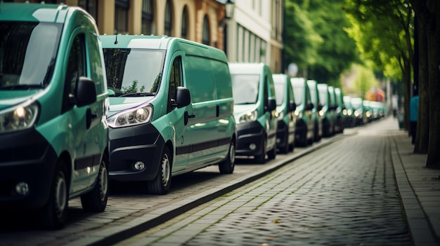 Número de minibuses y furgonetas blancos nuevos en el exterior