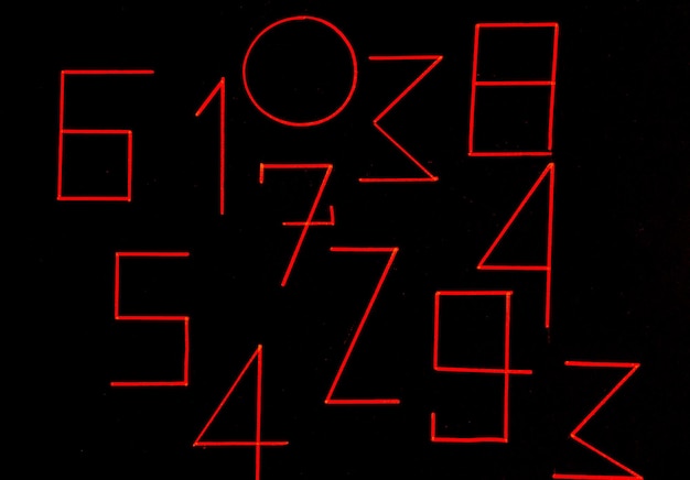 número símbolo isolado vetor sinal 3d fonte fundo conjunto de desenho carta de aniversário festa