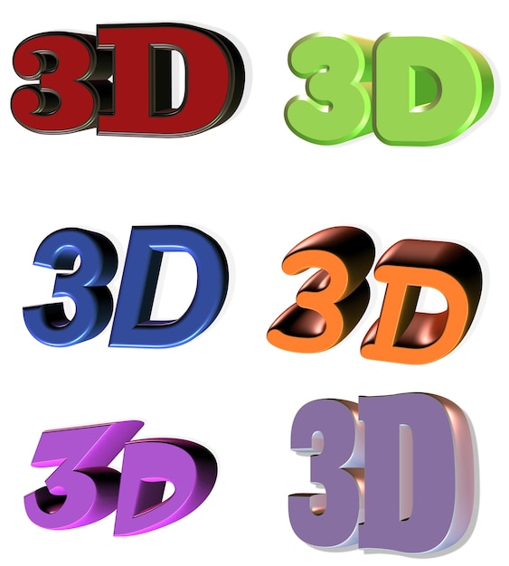 Números 3d