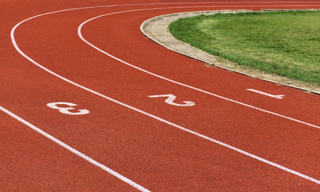 Números en la pista