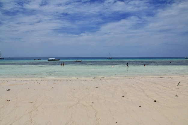 Nungwi é a praia de Zanzibar, Tanzânia