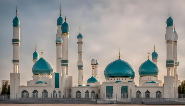 Nursultan Astana Kasachstan die Hazrat-Sultan-Moschee in Nursultan Kasachstan