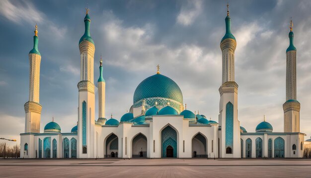 Nursultan Astana Kasachstan die Hazrat-Sultan-Moschee in Nursultan Kasachstan