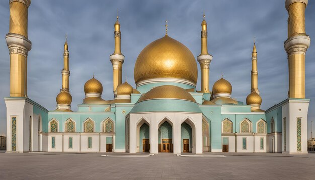 Nursultan Astana Kasachstan die Hazrat-Sultan-Moschee in Nursultan Kasachstan