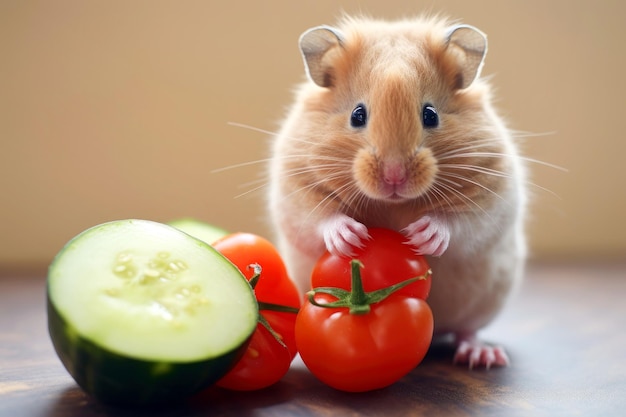 Nutrição balanceada para roedores Delícia vegetariana para hamster