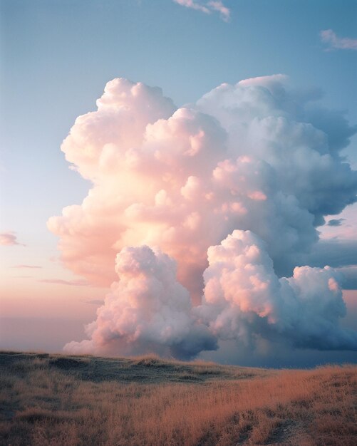 Foto nuvem contra o céu