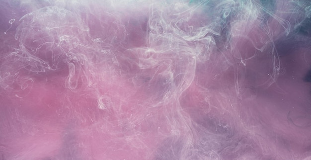 Nuvem de gás de vapor misteriosa névoa branca de movimento fluido rosa branco fundo abstrato criativo filmado em vermelho cin