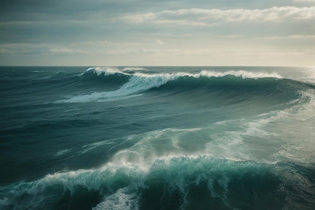 Foto nuvem do céu, do oceano, do mar