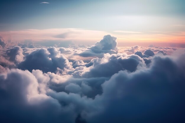 Nuvens aéreas do espaço nuvens aéreas do espaço