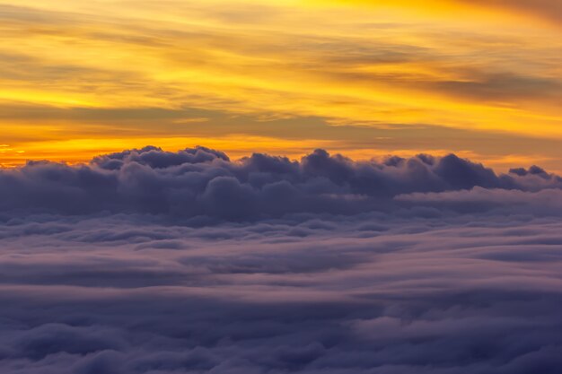 Nuvens, beleza da natureza na Tailândia