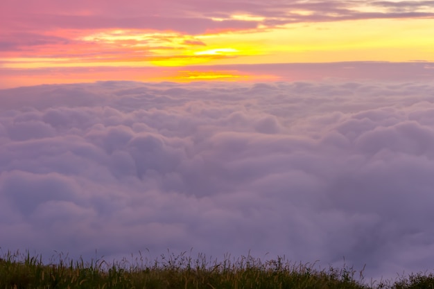 Foto nuvens, beleza da natureza na tailândia