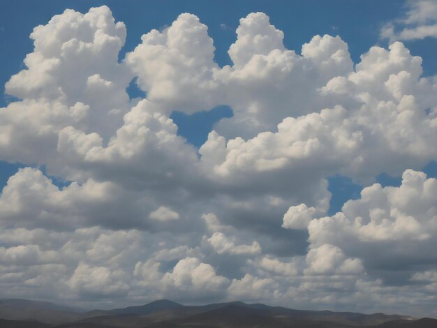 Foto nuvens bonitas imagem de close ai gerada