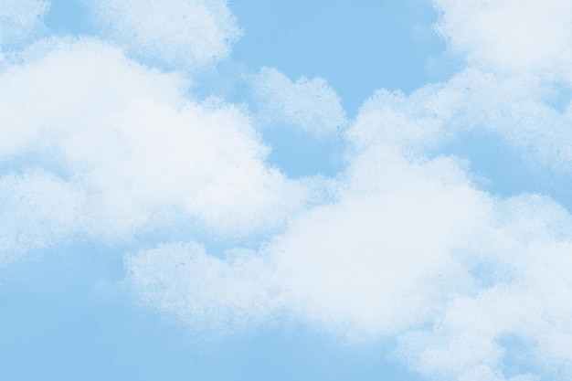 Nuvens brancas de fundo abstrato no céu azul