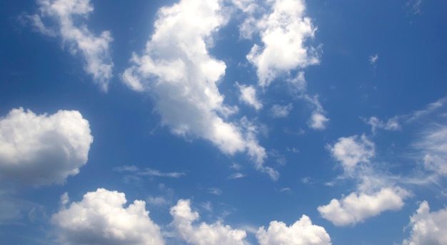 Nuvens céu azul Ar de alto ângulo