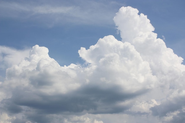 Nuvens com céu azul