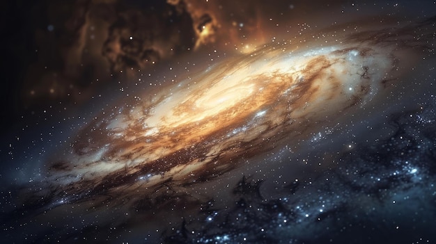 Nuvens cósmicas estrelas gasosas para o espaço exterior fundo científico tema expansão do espaço profundo gigante e evento cósmico maciço