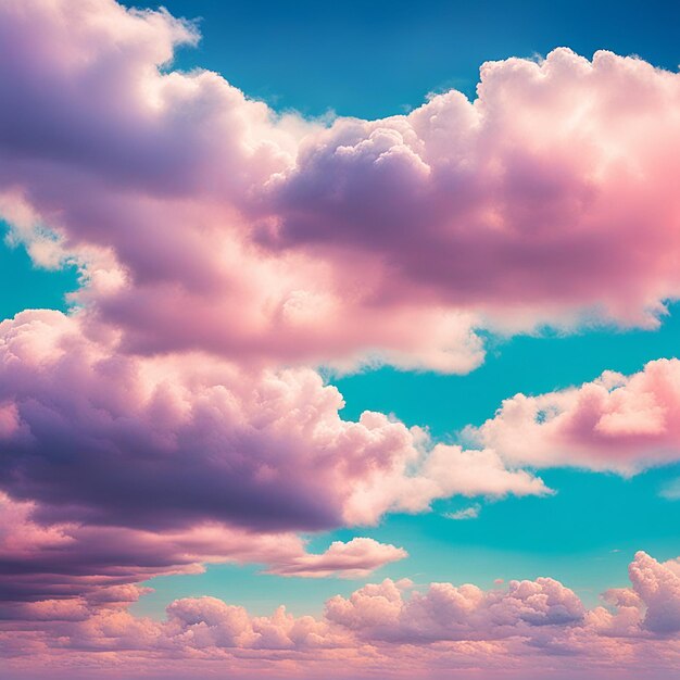 Foto nuvens de fundo e textura do céu espantoso céu e nuvens de cima ao pôr-do-sol