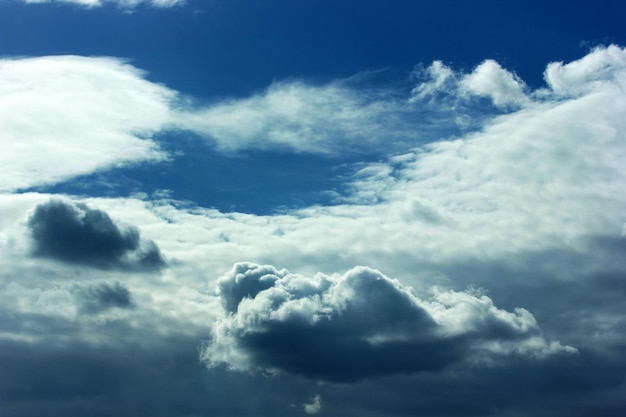 Nuvens de tempestade escuras