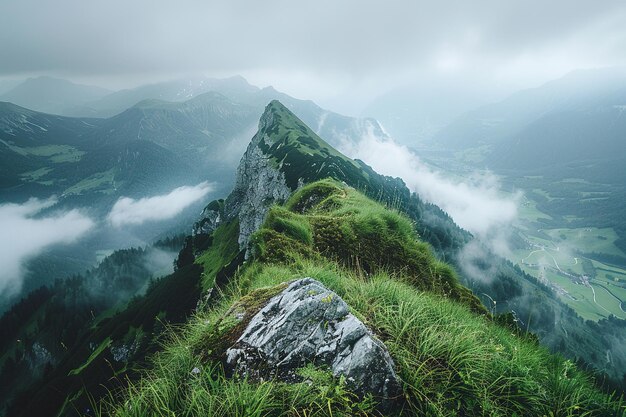 Foto nuvens e névoas do monte huangshan