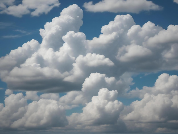 nuvens linda imagem aproximada gerada por IA