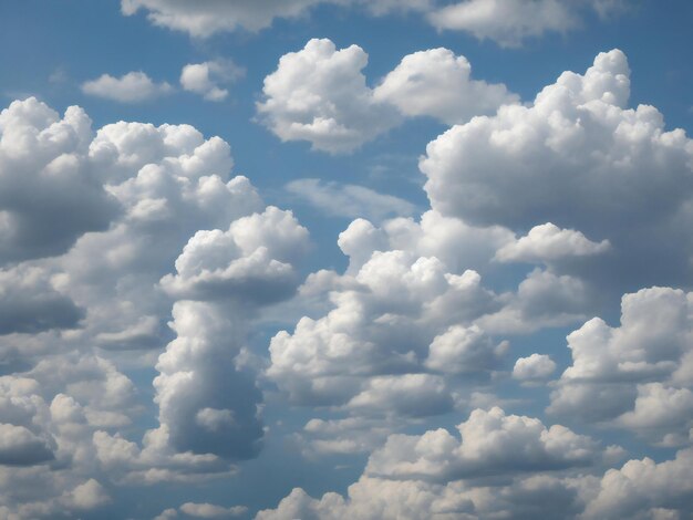 nuvens linda imagem aproximada gerada por IA
