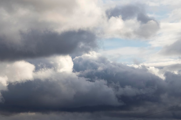 nuvens no céu