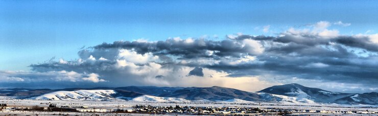 Foto nuvens simples